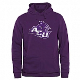 Men's Abilene Christian University Wildcats Classic Primary Pullover Hoodie - Purple,baseball caps,new era cap wholesale,wholesale hats